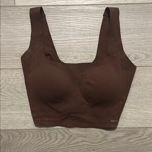SKIMS Seamless Brown Bralette